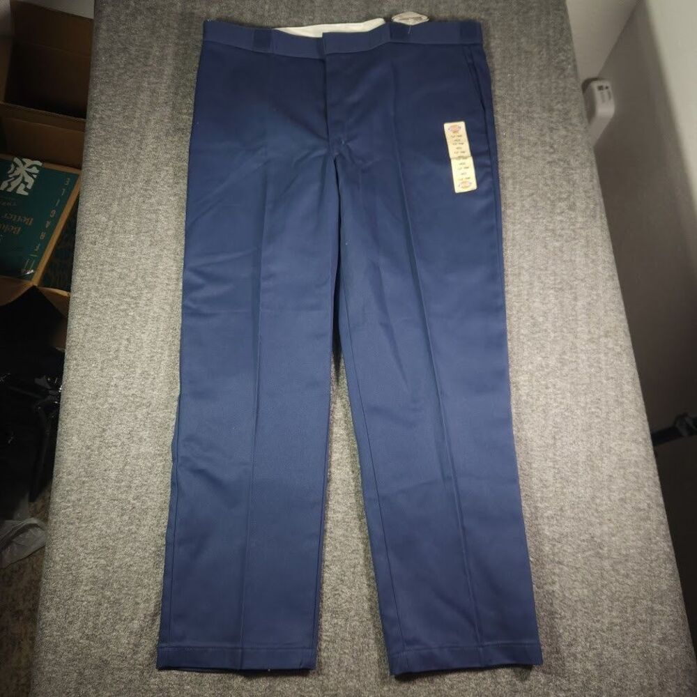 Dickies 874 Original Fit Work Pants Navy Blue 44x32 Mens New With Tags 874NV